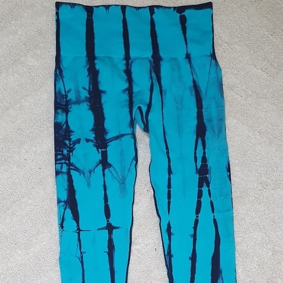 Pulse Athletic leggings Size‎ M Blue and Black - Picture 5 of 8